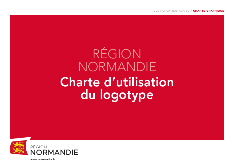 Charte graphique Région Normandie
