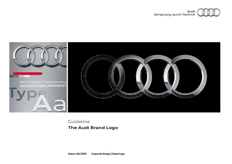 Charte graphique Audi 2009