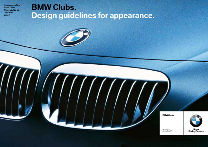 Charte graphique BMW Clubs 2008