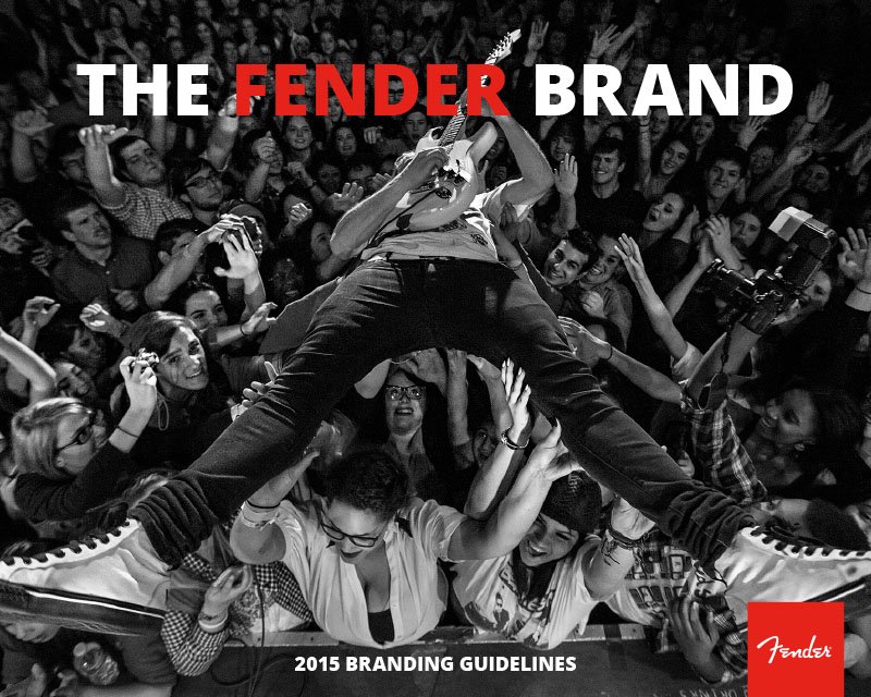 Charte graphique Fender 2015