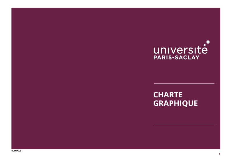 Charte graphique Université Paris-Saclay