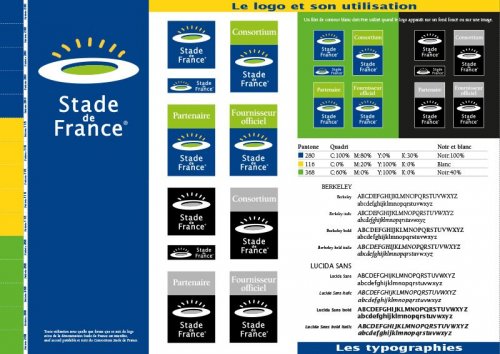 Plus d’informations sur « Charte graphique Stade De France »