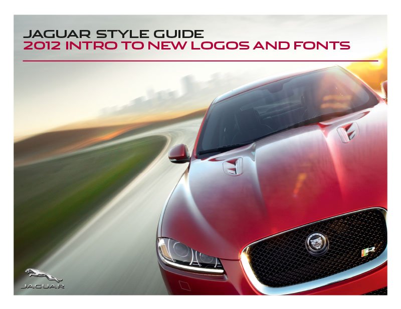 Charte graphique Jaguar 2012