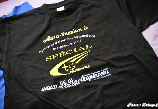 Tee Shirt Special Subaru Sponsoring A310 Passion
